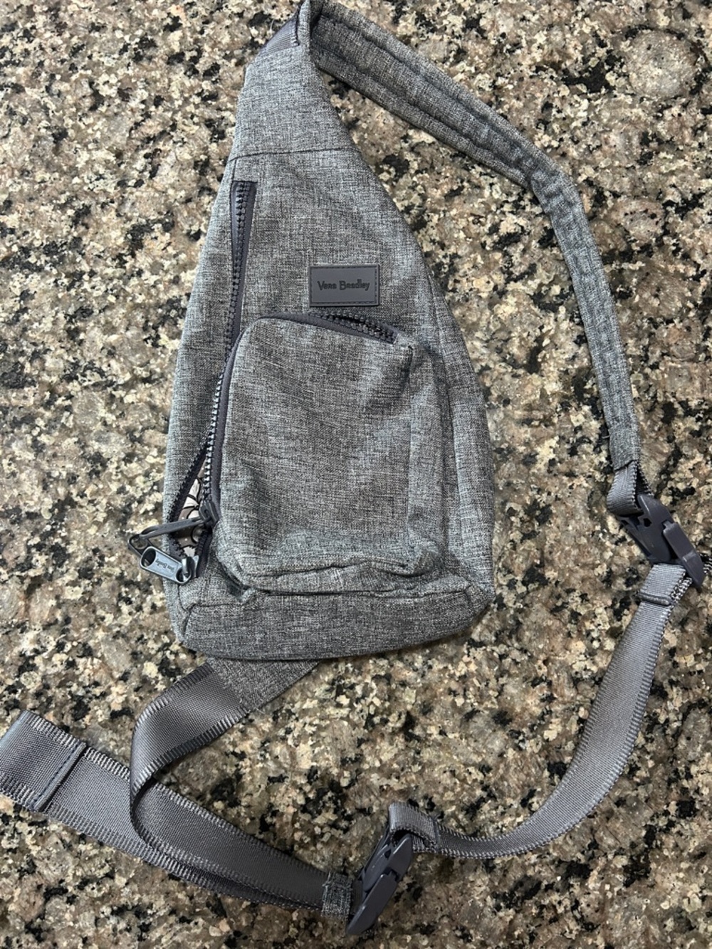 Vera Bradley Gray Heather Sling Bag